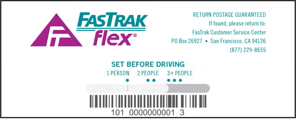 Fastrak flex card