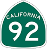 State Route 92 Road Sign