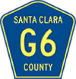 County Route 6 Road Sign