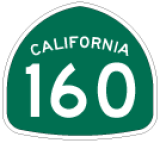 State Route 160 Road Sign