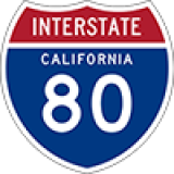 Interstate 80 Road Sign
