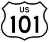 US 101 Road Sign